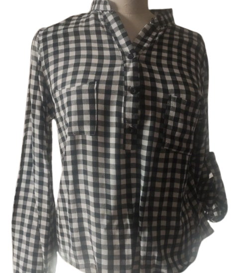 Blusa a quadretti