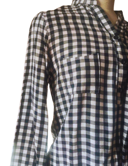Blusa  a quadretti